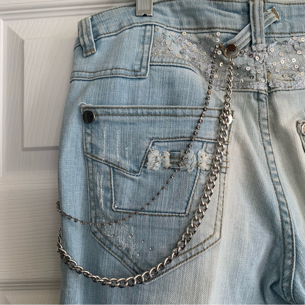 Cache bling jeans - Picture 7 of 15